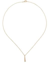 Daou 18kt Yellow Gold Spark Diamond Convertible Necklace - Metallic