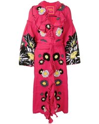 Yuliya Magdych Loves Me Jurk Met Borduursel - Roze