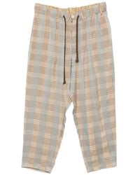 Uma Wang - Pantalon Pigiama À Lien De Resserrage - Lyst