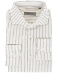 Corneliani - Striped Cotton Shirt - Lyst