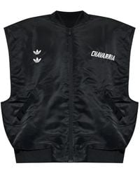 adidas - Chavarria Logo-Embroidered Reversible Jacket - Lyst