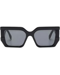 Off-White c/o Virgil Abloh - Logo-Plaque Sunglasses - Lyst