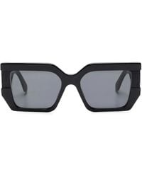 Off-White c/o Virgil Abloh - Logo-Plaque Sunglasses - Lyst