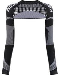 MISBHV - Logo-Print Cropped Top - Lyst