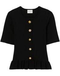Claudie Pierlot - Round Neck Knitted Top - Lyst