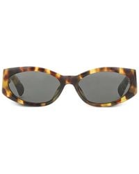 Linda Farrow - X Jacquemus Ovalo Sunglasses - Lyst