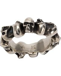 Werkstatt:münchen - Multi Skull Ring - Lyst