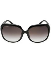 Ferragamo Eyewear - Oversized-Frame Sunglasses - Lyst