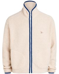 Drake's - Fleece Zip-Up Jacket - Lyst