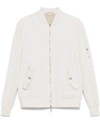 Eleventy - Light Gabardine Bomber Jacket - Lyst