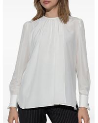 Max Mara - Blouse En Soie - Lyst