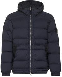Stone Island - Wattierte Jacke mit doppeltem Reißverschluss - Lyst