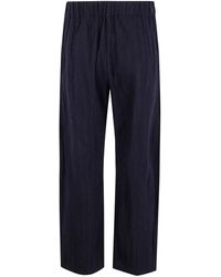 Apuntob Technical Wool Trousers in Blue | Lyst