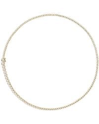 Sophie Bille Brahe - 18Kt Tennis Diamond Necklace - Lyst