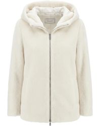 Peserico - Zip-Up Hooded Jacket - Lyst