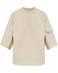 Moose Knuckles - Crew Neck Pocket T-Shirt - Lyst