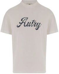 Autry - Logo-Print Cotton T-Shirt - Lyst
