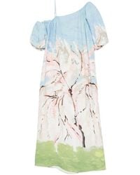 Stine Goya - Cherry-Blossom-Print Maxi Dress - Lyst