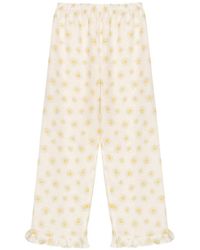 Sleeper - Puff Loungewear-Hose Aus Leinen - Lyst