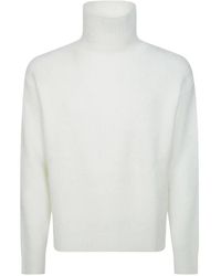 Paolo Pecora - Ribbed-Knit Roll-Neck Sweater - Lyst