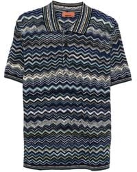 Missoni - Zigzag-Pattern Polo Shirt - Lyst