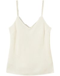 Twinset - Lace-Trimmed Top - Lyst