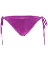 Goldbergh - Kaia Crystal-Embellished Bikini Bottom - Lyst