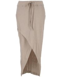 Thom Krom - Front Crossed Maxi Skirt - Lyst