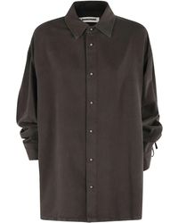 DARKPARK - Chemise À Poignets À Lien De Resserrage - Lyst