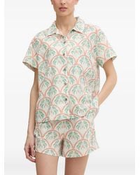 Hurley - Palm Tree-Print Shirt - Lyst