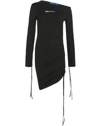 KARL LAGERFELD - Off-Shoulder Dress - Lyst