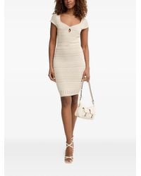 Guess - Michelle Cut-Out Pointelle-Knit Mini Dress - Lyst