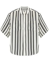 Anine Bing - ストライプ ショートスリーブ シャツ - Lyst