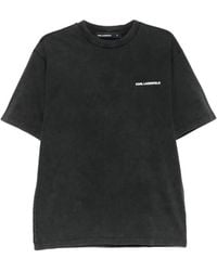 KARL LAGERFELD - Logo T-Shirt - Lyst