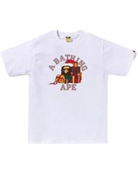 A Bathing Ape - Present Box College T-Shirt - Lyst
