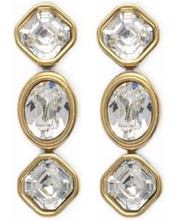 Guess - Mamounia Crystal-Embellished Drop Earrings - Lyst