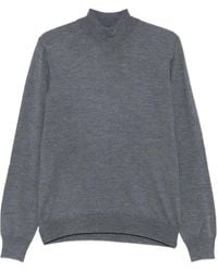 Tagliatore - High-Neck Long-Sleeve Sweater - Lyst
