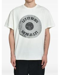 CEDARWOOD - Burn Graphic-Print Raw-Cut T-Shirt - Lyst