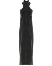 Osklen - Maxikleid Aus Marmor-Plüschtier - Lyst