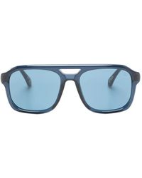 Moncler - Vantos Transparent Pilot Sunglasses - Lyst