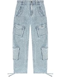 Manière De Voir - Anne ハイウエスト デニムカーゴパンツ - Lyst