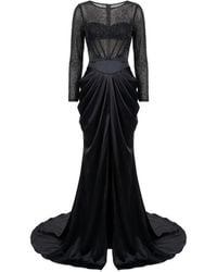 Gatti Nolli by Marwan - Embroidered Mermaid Dress - Lyst