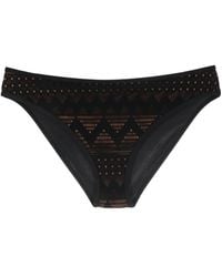 Marlies Dekkers - Dolce Vita Mesh-Detail Bikini Bottoms - Lyst