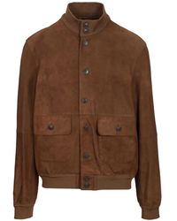 Al Duca d'Aosta - Valstar Suede Jacket - Lyst