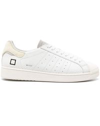 Date - Base Lace-up Leather Sneakers - Lyst