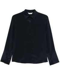 Max Mara - Buttoned Silk Blouse - Lyst