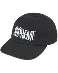 Supreme - Cappello Da Baseball Splatter A 6 Sezioni - Lyst