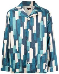 Clot - Geometric-Print Button-Up Shirt - Lyst