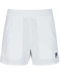 Fila - Short De Tennis À Patch Logo - Lyst