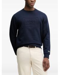 Lacoste - Embossed Logo-Patch Sweater - Lyst